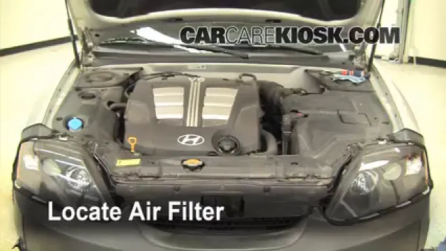 2005 Hyundai Tiburon GT 2.7L V6 Filtro de aire (motor) Cambio